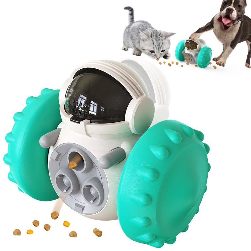 Interactive Slow Food Balance Car for Cats and Dogs - Multifunctional Smart Pet Feeding Toy