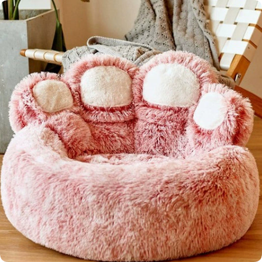 Fluffy Dog Bed Winter Warm Large Pet Products Small Sofa Baskets Pets Kennel Mat Puppy Cats Supplies Basket Blanket Accessories Pets Supplies