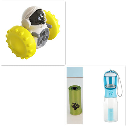 Interactive Slow Food Balance Car for Cats and Dogs - Multifunctional Smart Pet Feeding Toy