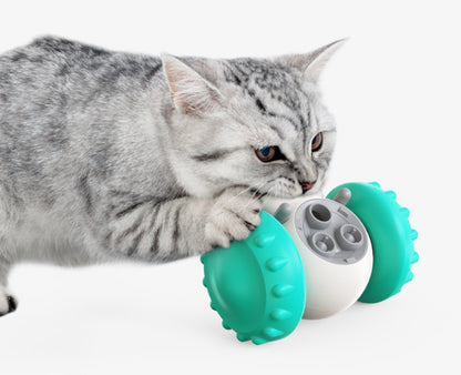 Interactive Slow Food Balance Car for Cats and Dogs - Multifunctional Smart Pet Feeding Toy